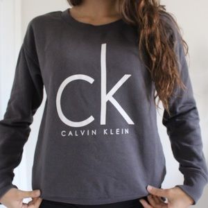Calvin Klein Gray Crewneck